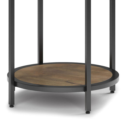 Warm Grey Black | Jenna Round Side Table