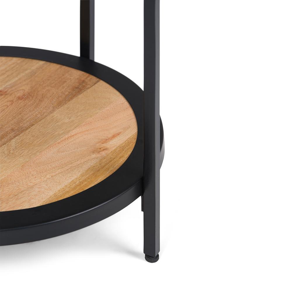 Natural Black | Jenna Round Side Table