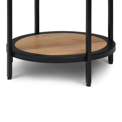 Natural Black | Jenna Round Side Table