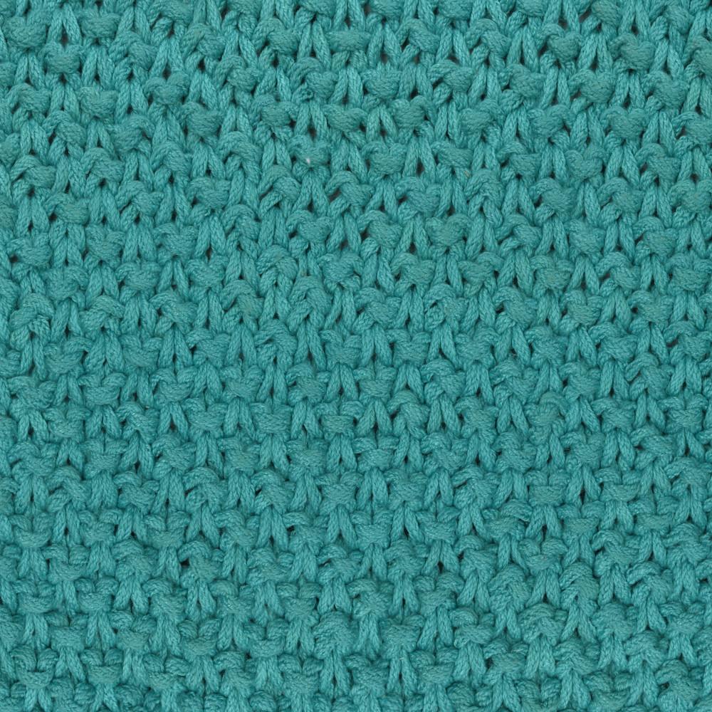 Aqua | Sonata Round Knitted Outdoor/ Indoor Pouf