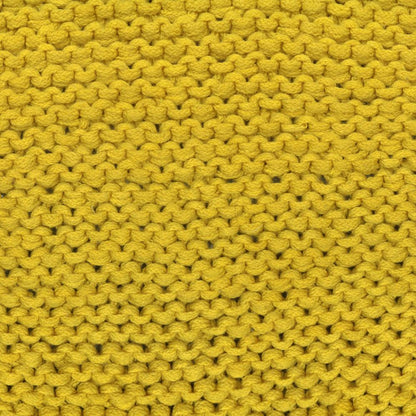 Yellow | Sonata Round Knitted Outdoor/ Indoor Pouf