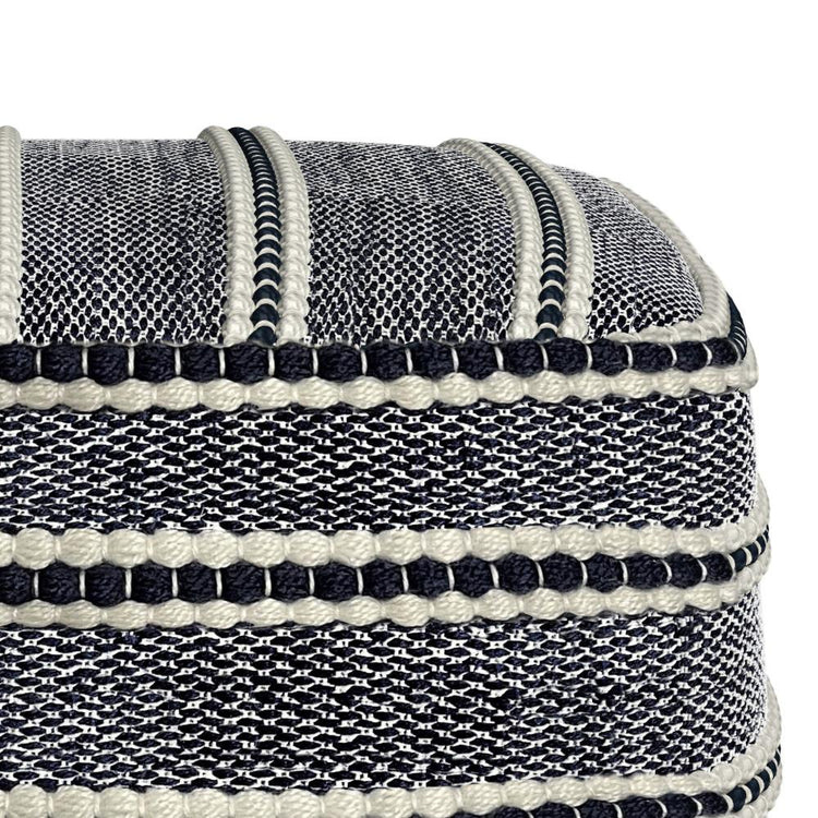 Corrie Square Woven Outdoor/ Indoor Pouf