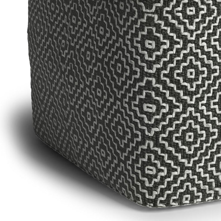 Briella Square Woven Outdoor/ Indoor Pouf