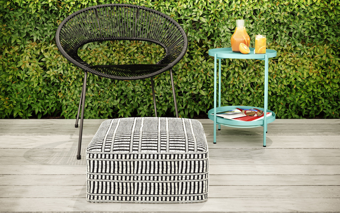 Safford Outdoor/ Indoor Pouf