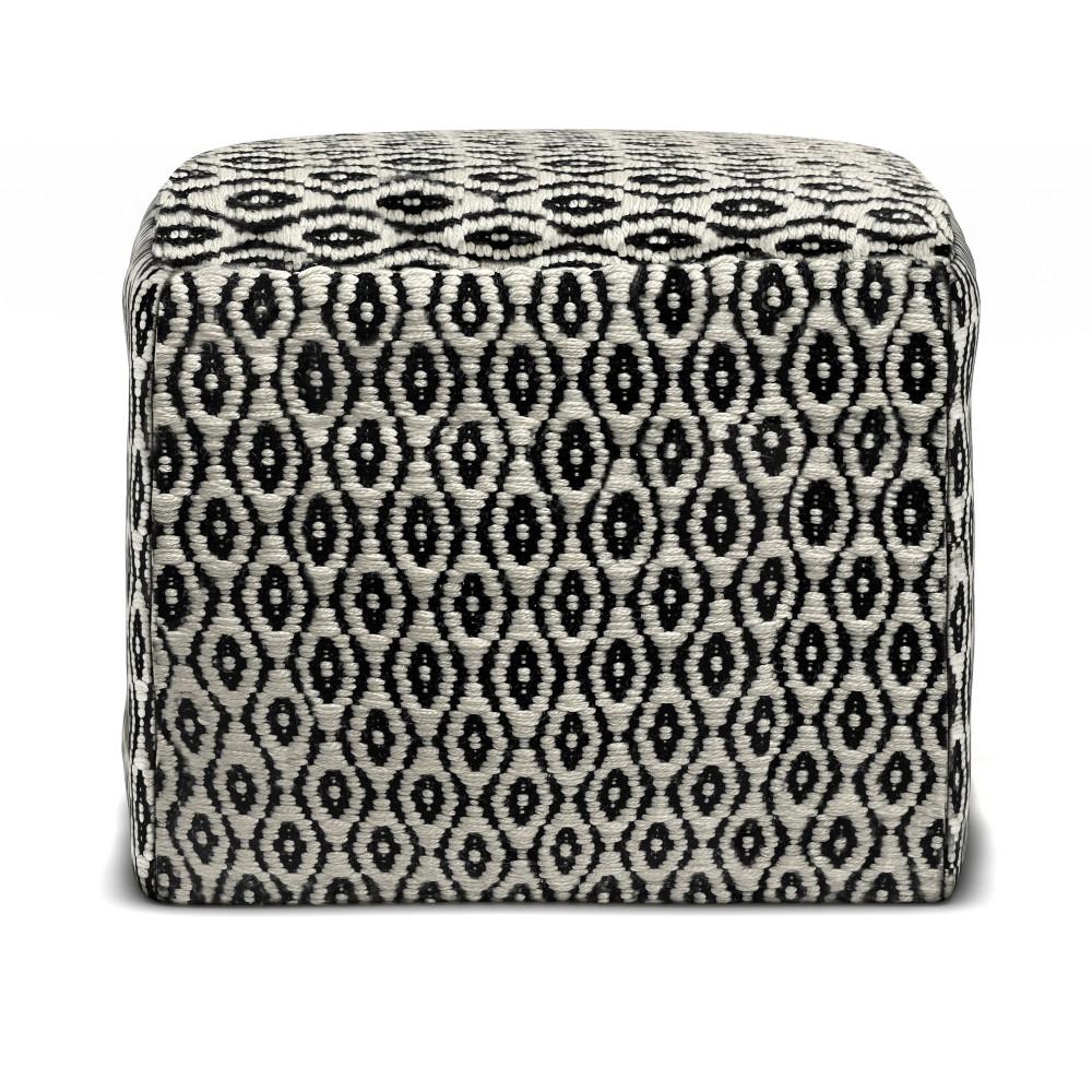 Kiana Square Woven Outdoor/ Indoor Pouf