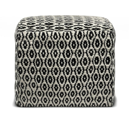 Kiana Square Woven Outdoor/ Indoor Pouf