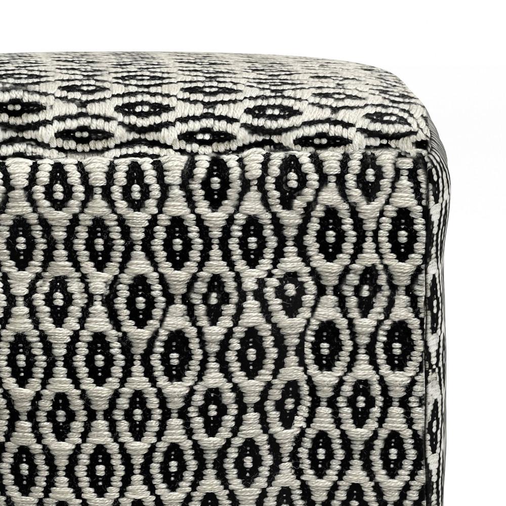 Kiana Square Woven Outdoor/ Indoor Pouf