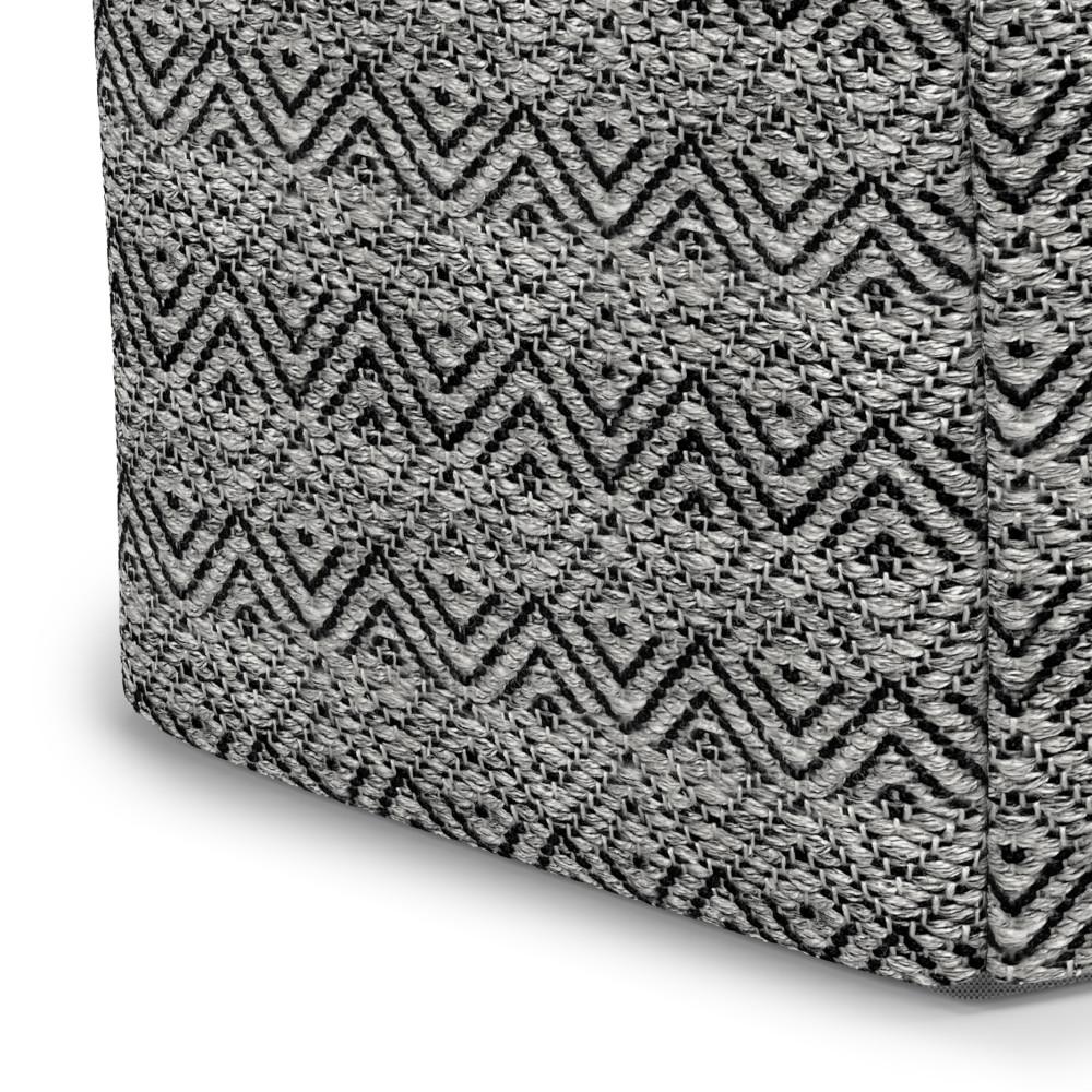 Hendrik Square Woven Outdoor/ Indoor Pouf