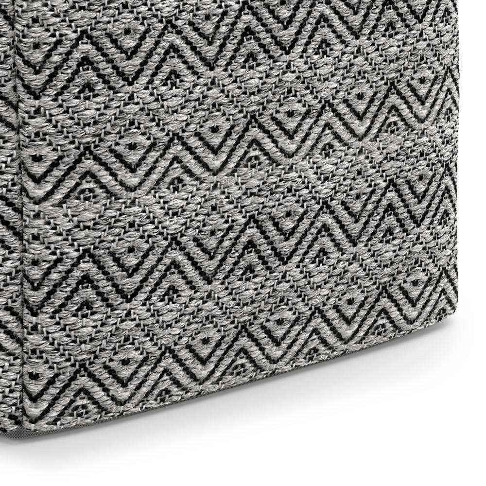 Hendrik Square Woven Outdoor/ Indoor Pouf