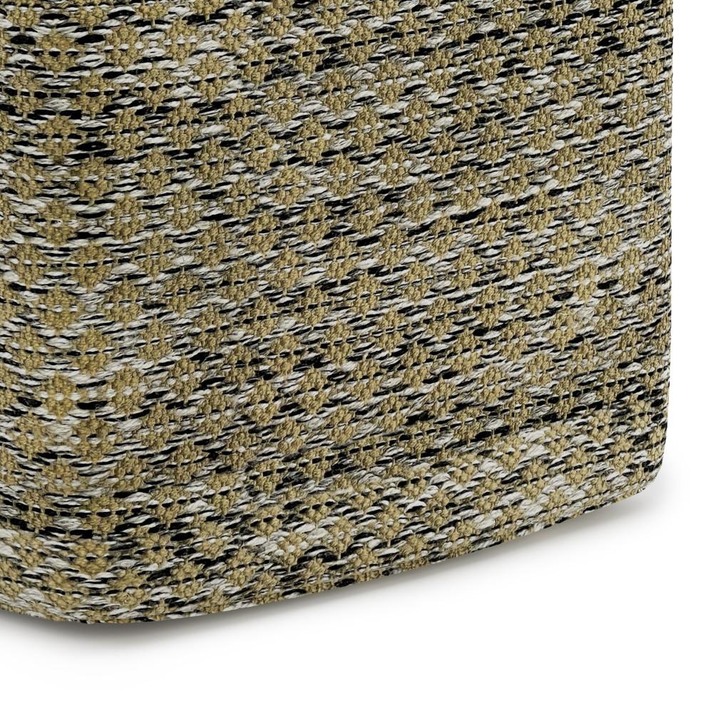 Janelle Square Woven Outdoor/ Indoor Pouf