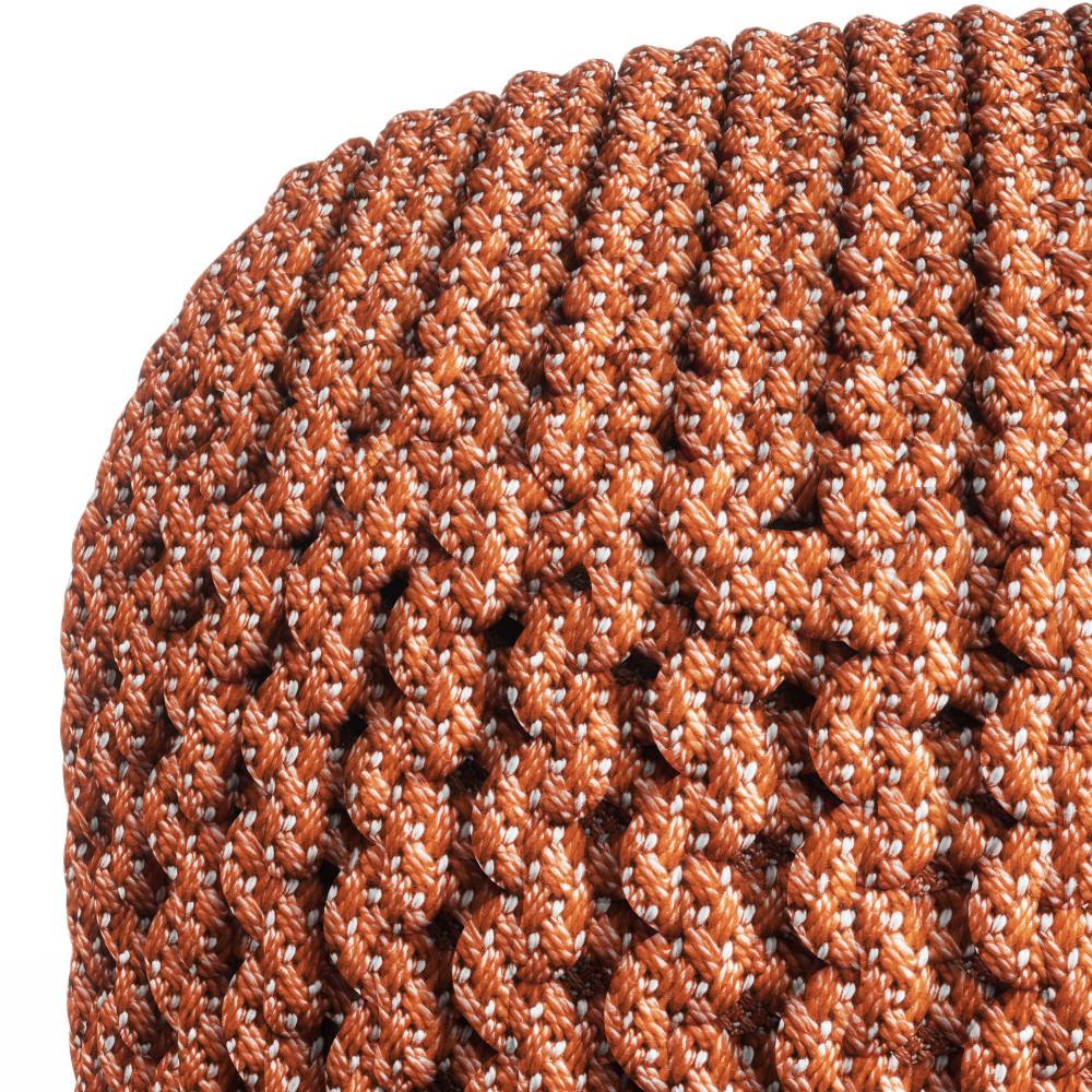 Wynne Round Knitted Outdoor/ Indoor Pouf