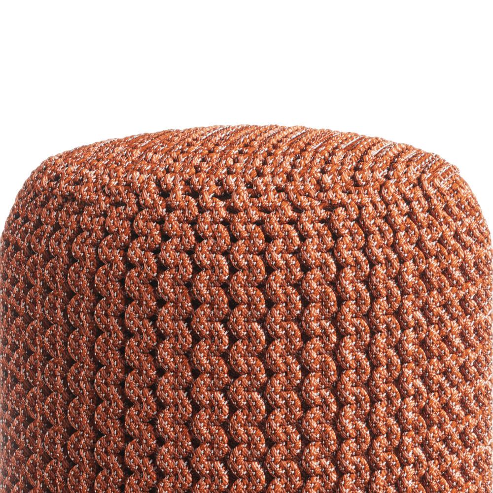 Wynne Round Knitted Outdoor/ Indoor Pouf