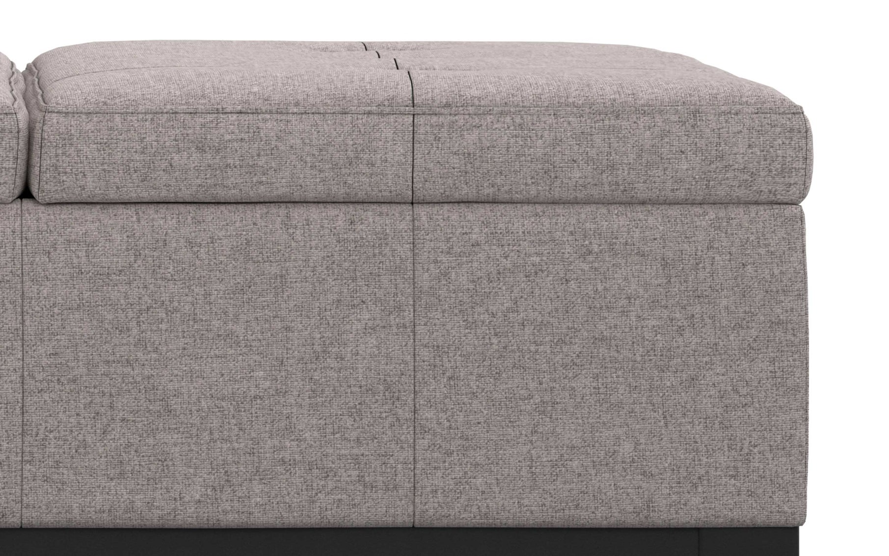 Cloud Grey Linen Style Fabric | Dover Lift Top Coffee Table Storage Ottoman