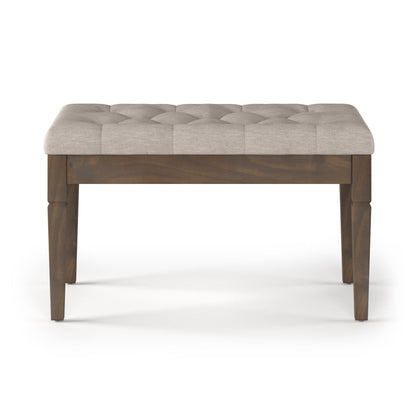 Waverly Small Tufted Ottoman Bench