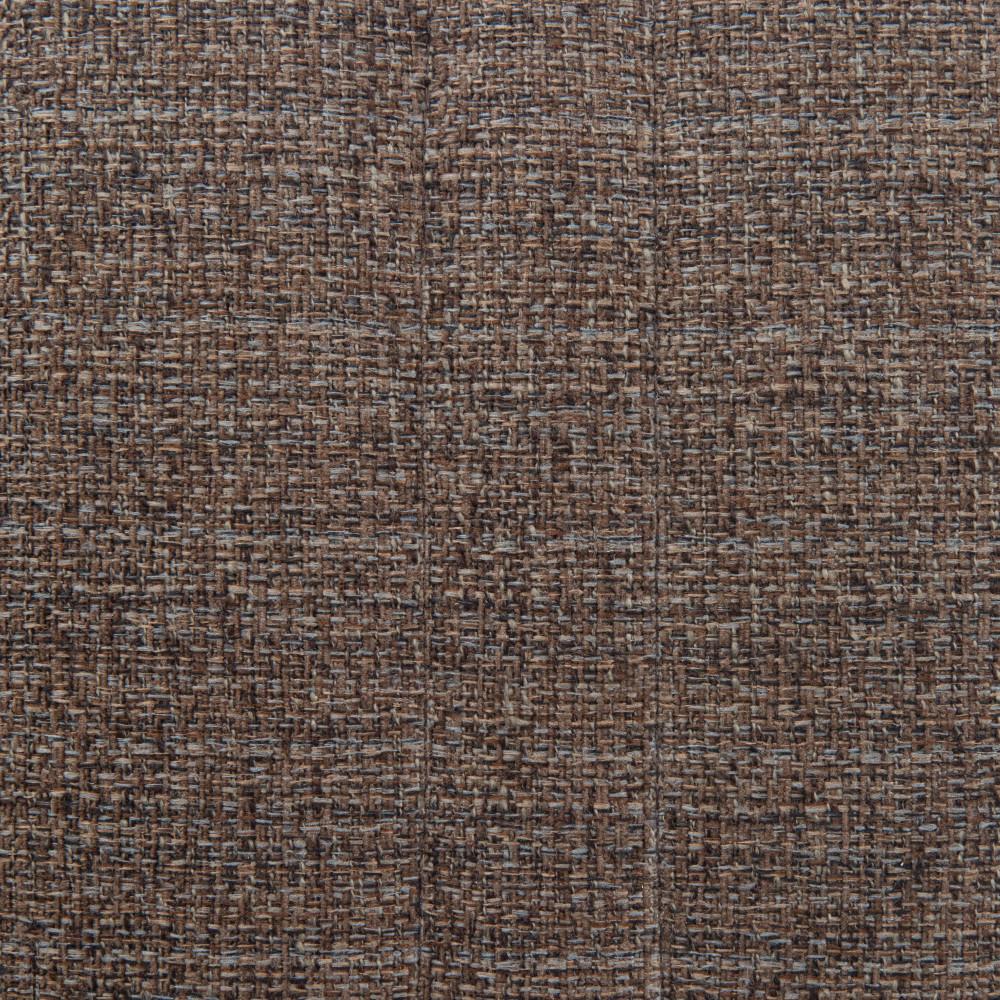 Mink Brown Tweed Style Fabric | Milltown 44 inch Large Ottoman Bench in Linen Style Fabric