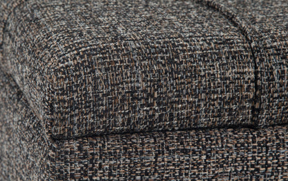 Ebony Tweed Style Fabric | Harrison Coffee Table Storage Ottoman