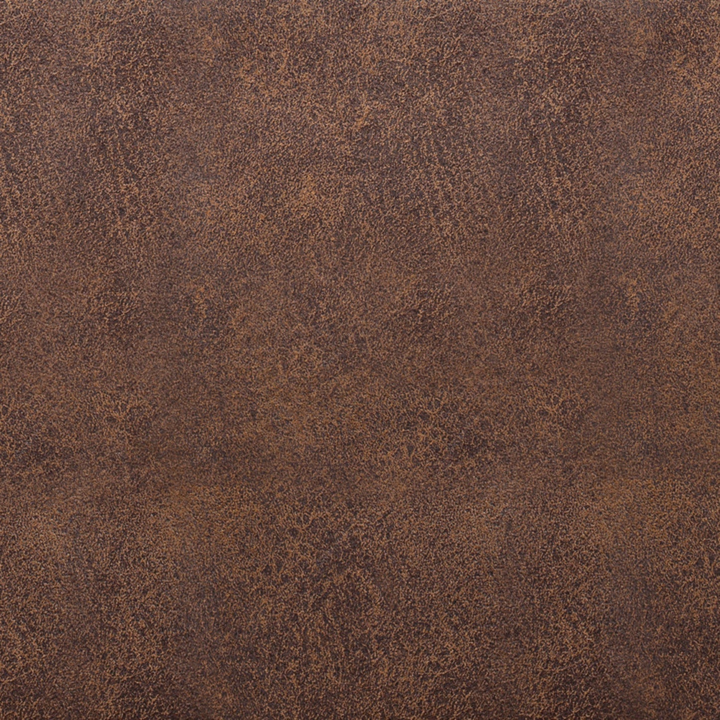 Distressed Chestnut Brown Distressed Vegan Leather | Salinger Ottoman Bench