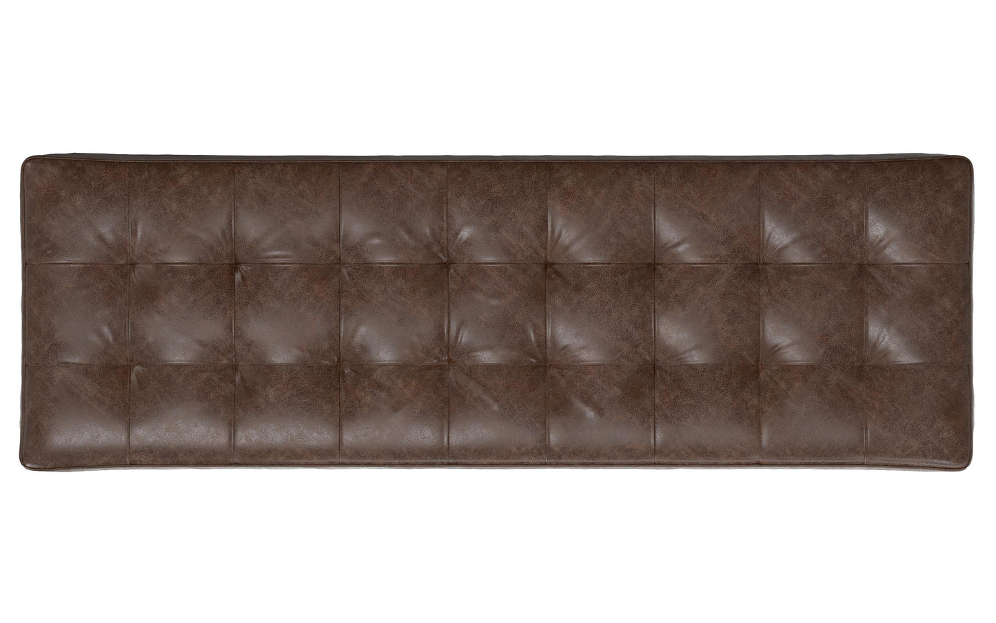 Penelope Leather Ottoman Bench