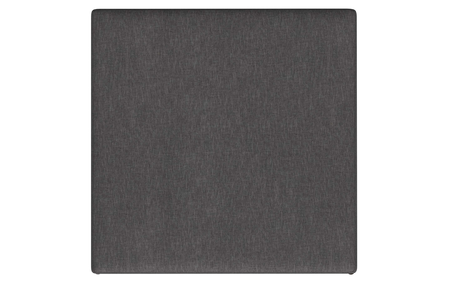 Slate Grey Linen Style Fabric | Owen Square Table Ottoman in Linen