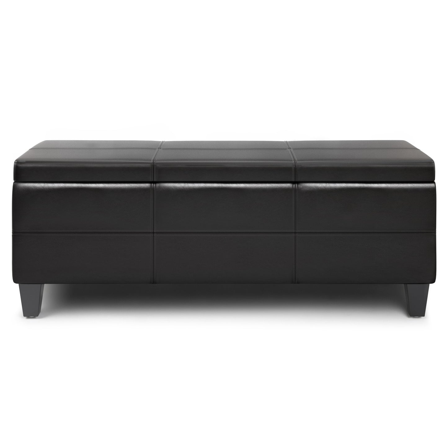 Tanners Brown | Afton Storage Ottoman Bench