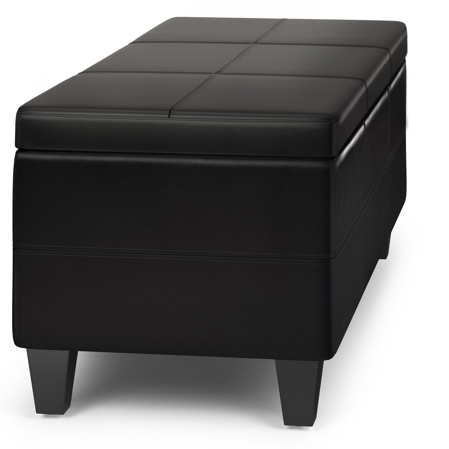 Tanners Brown | Afton Storage Ottoman Bench