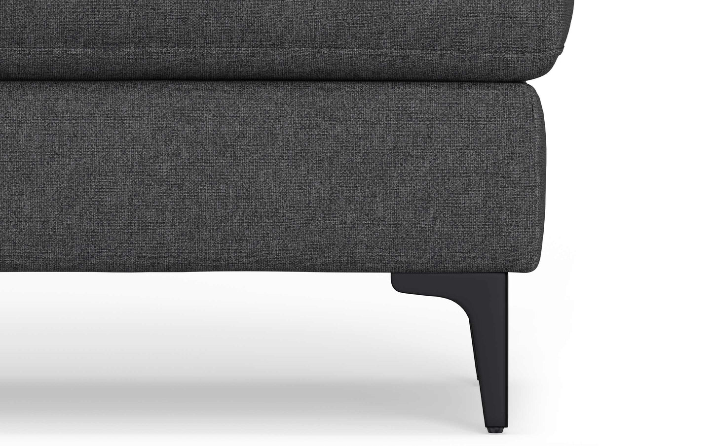 Pebble Grey | Ava Mid Century Ottoman