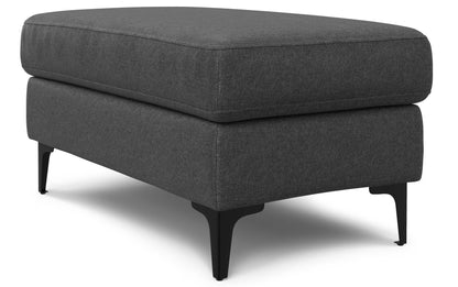 Pebble Grey | Ava Mid Century Ottoman