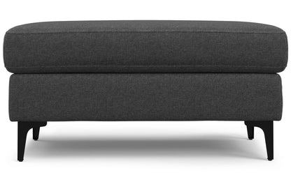 Pebble Grey | Ava Mid Century Ottoman