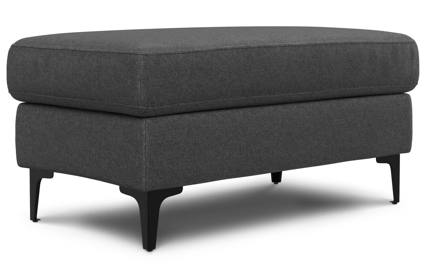 Pebble Grey | Ava Mid Century Ottoman