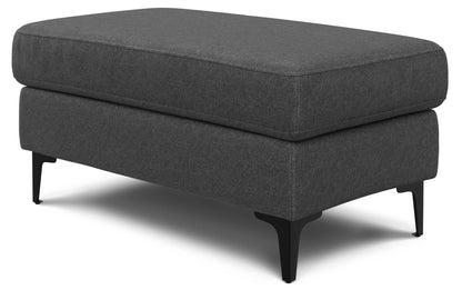 Pebble Grey | Ava Mid Century Ottoman