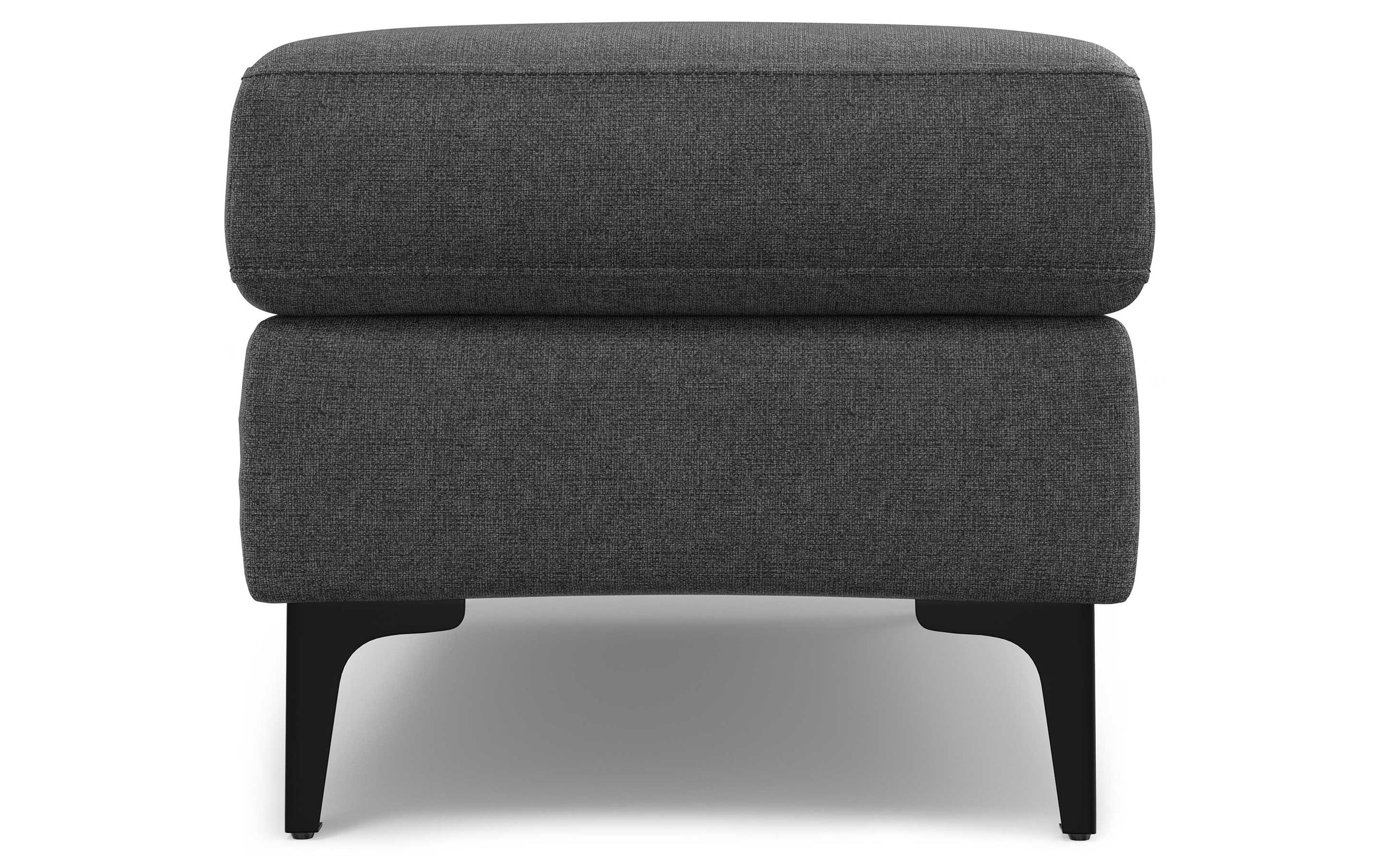 Pebble Grey | Ava Mid Century Ottoman