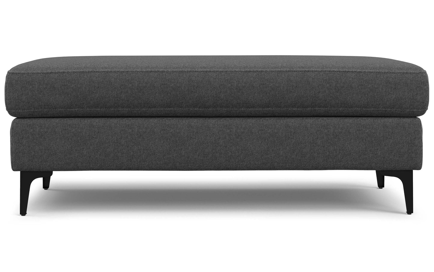 Pebble Grey | Ava Mid Century Ottoman Bench