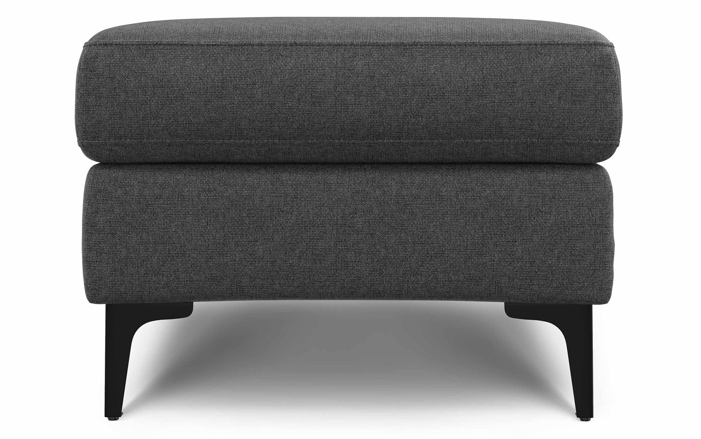 Pebble Grey | Ava Mid Century Ottoman Bench