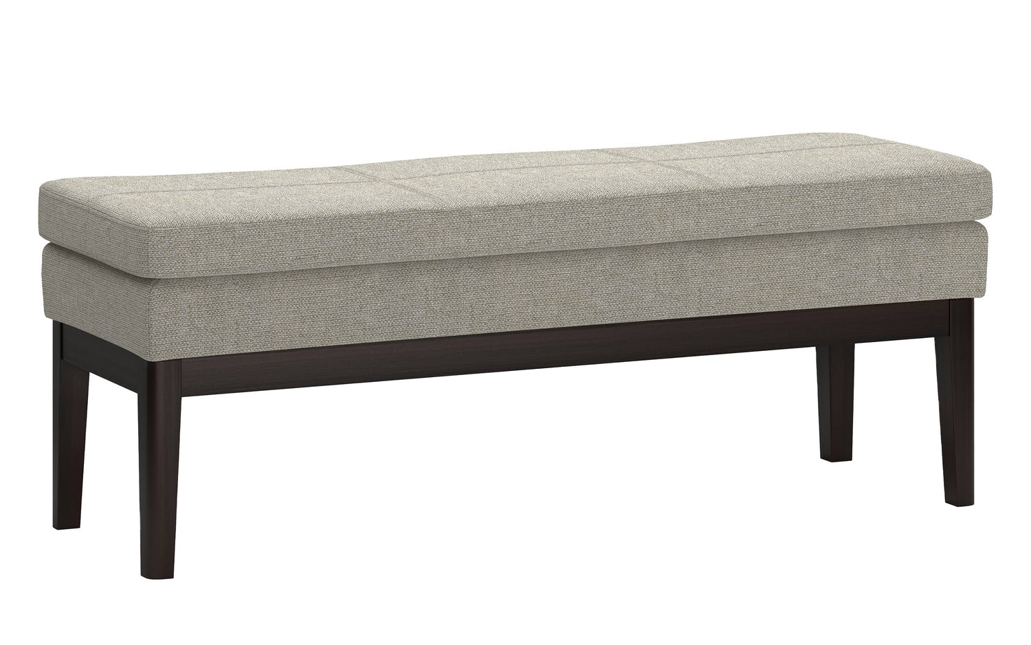 Light Grey | Carlson Ottoman Bench