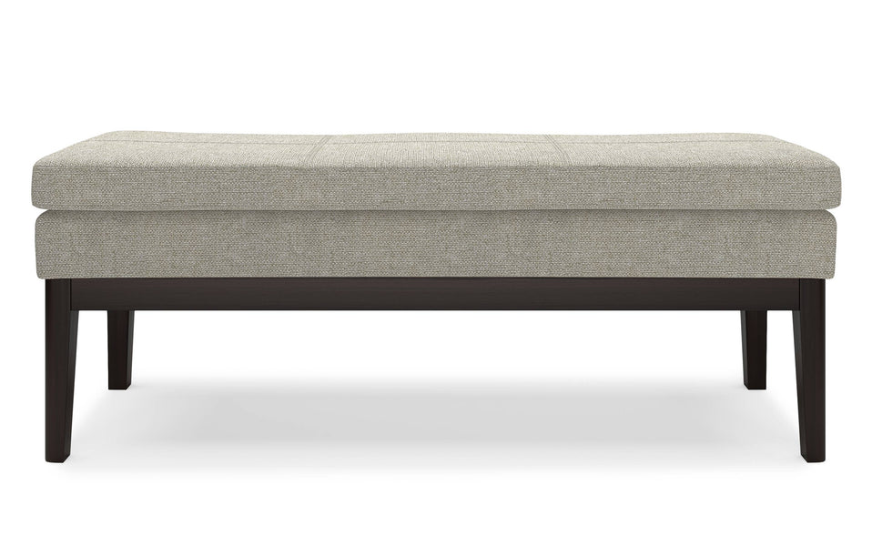 Light Grey | Carlson Ottoman Bench