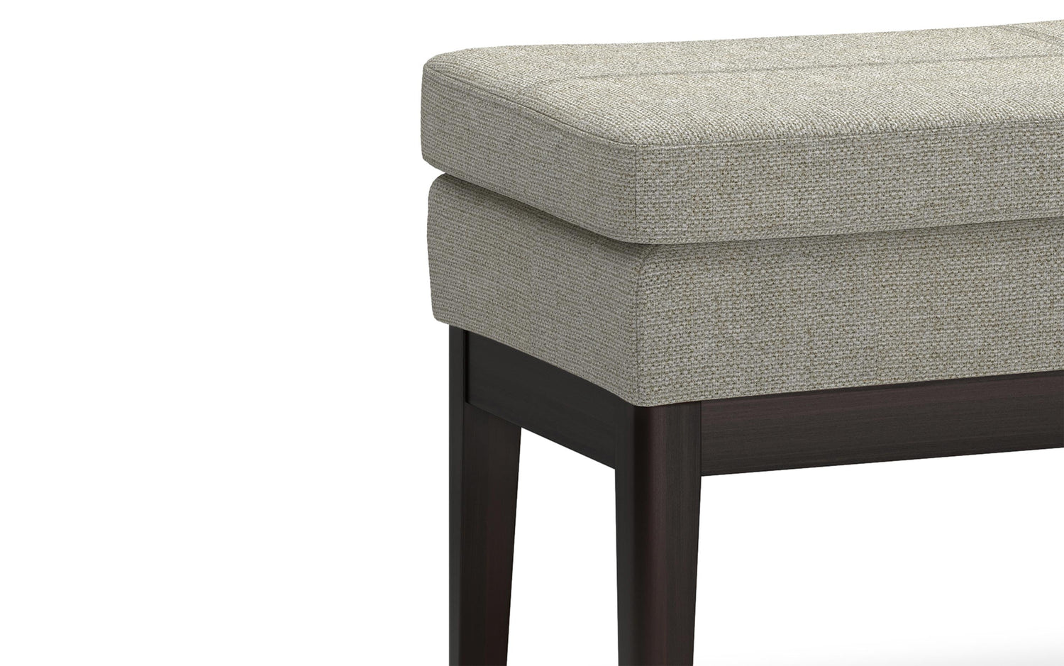 Light Grey | Carlson Ottoman Bench