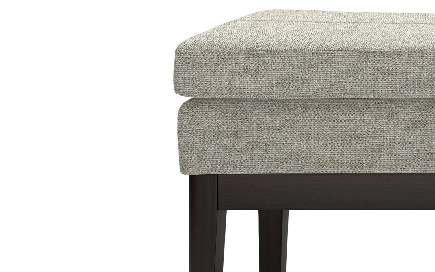 Light Grey | Carlson Ottoman Bench