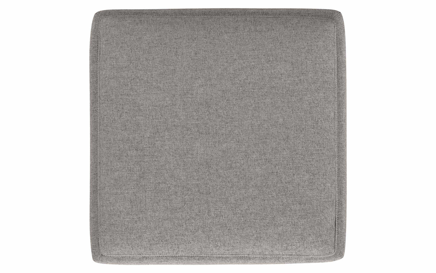 Cloud Grey Linen Style Fabric | Natasha Storage Ottoman with Tray