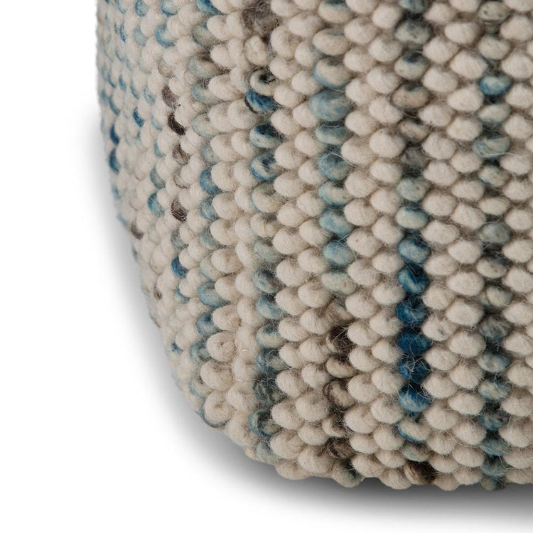 Multi-Color | Zoey Woven Cube Pouf