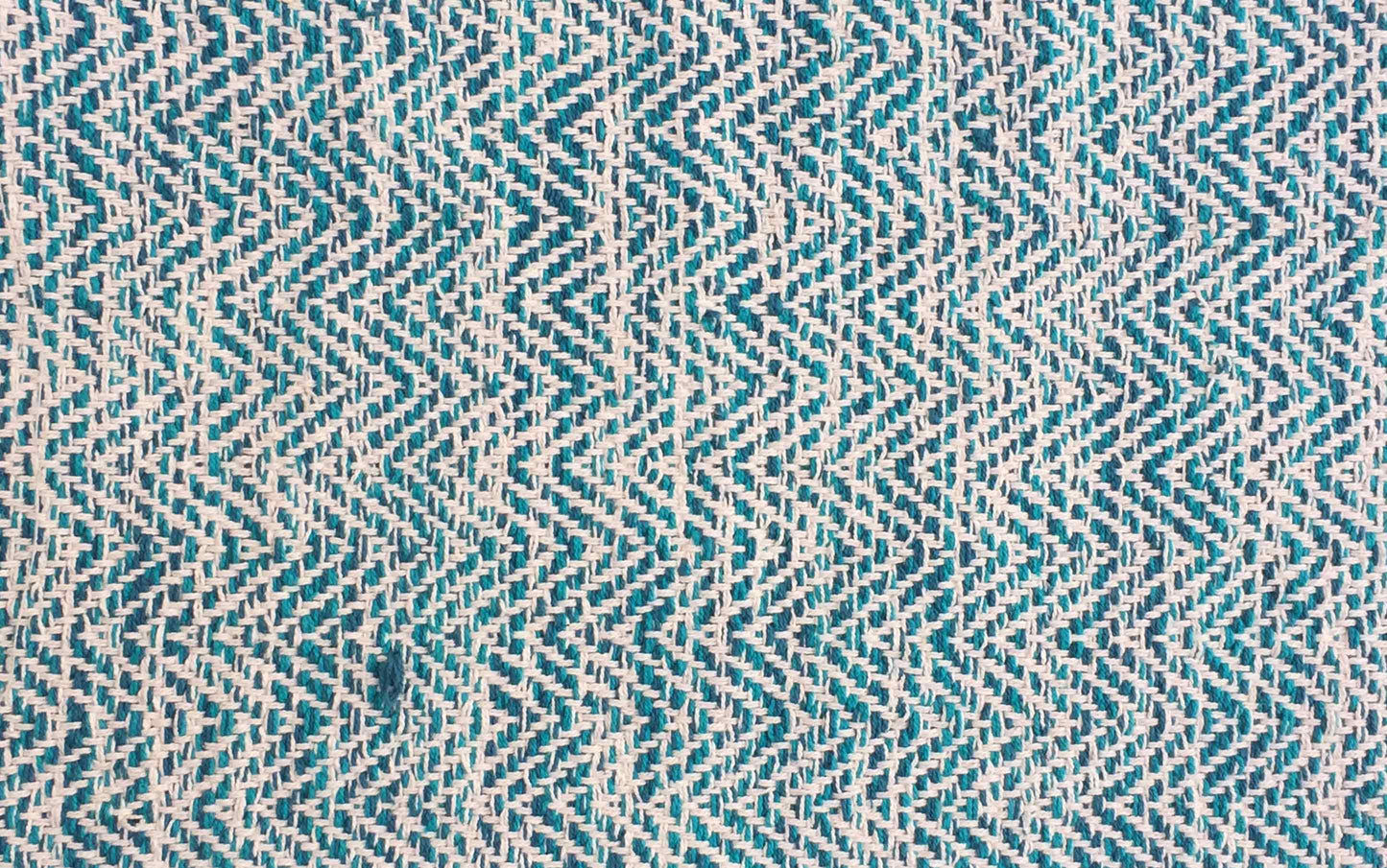 Patterned Teal Melange | Nate Patterned Square Pouf