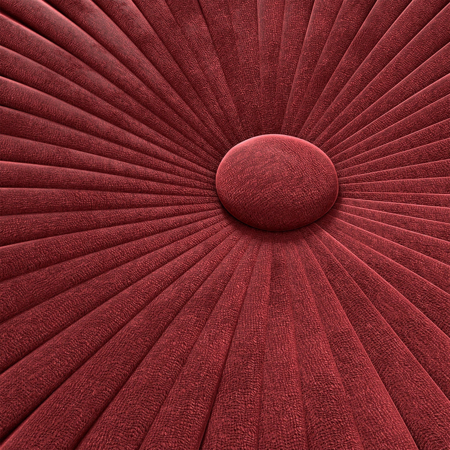 Maroon Velvet Fabric |Grafton Velvet Round Pouf