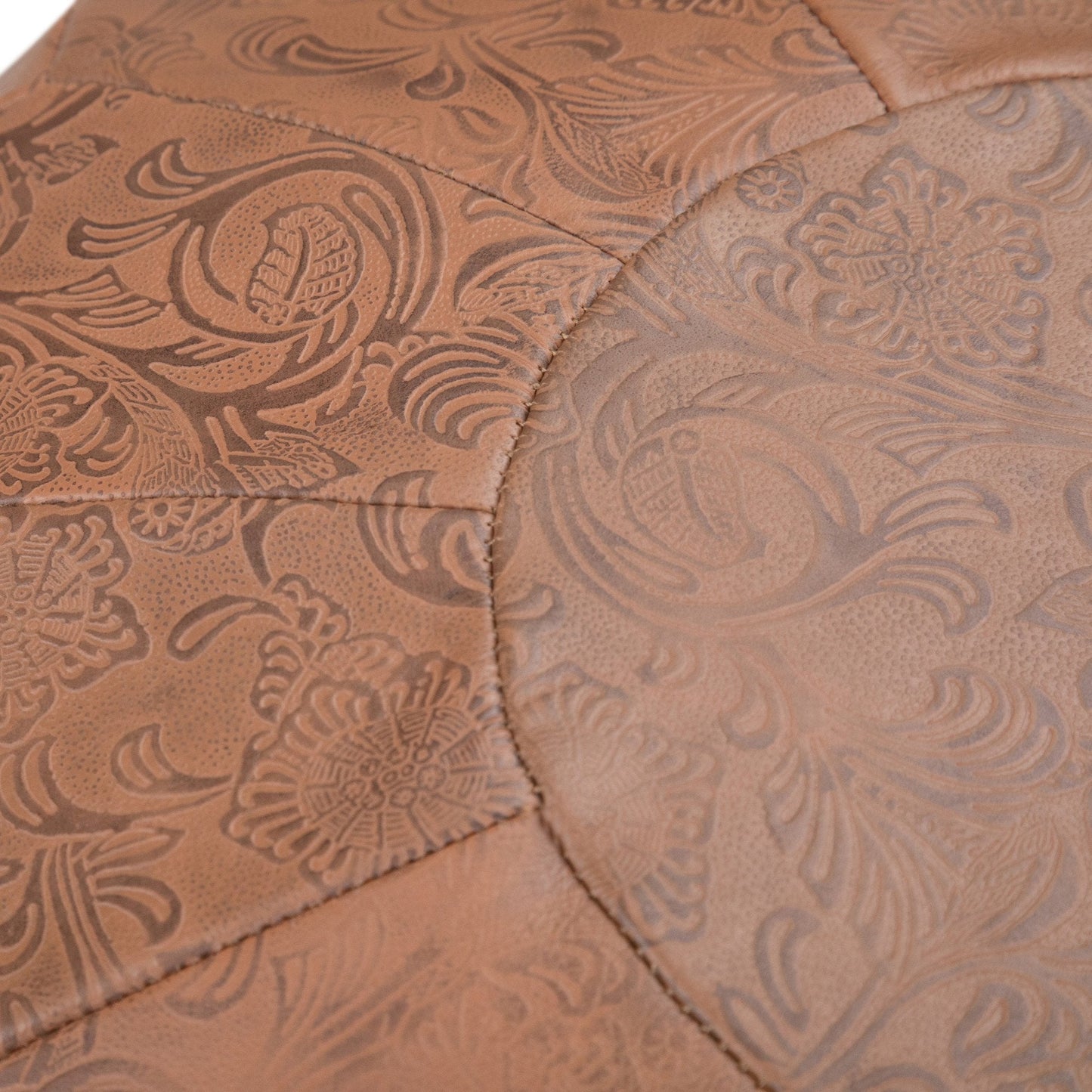 Brown | Drury Round Pouf