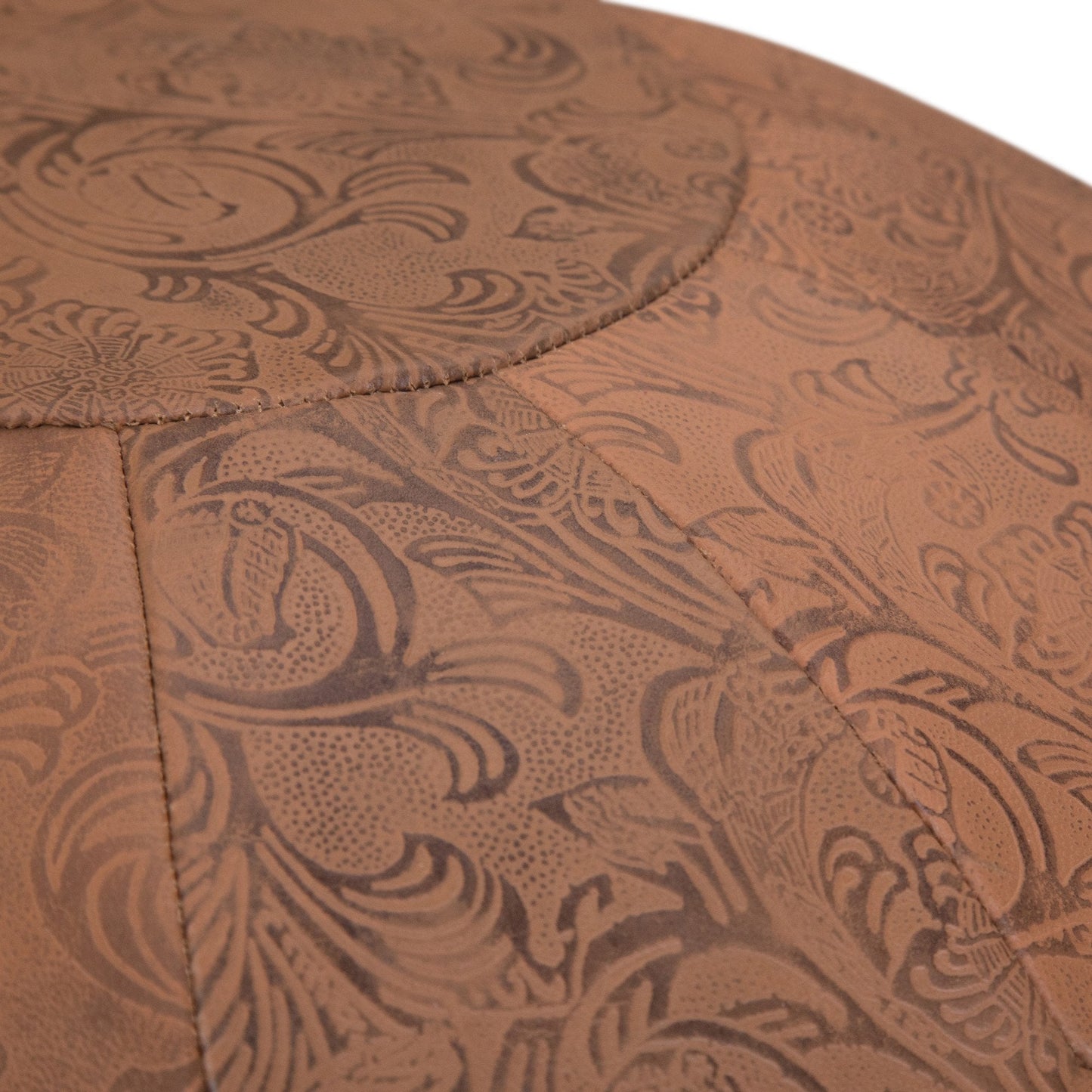 Brown | Drury Round Pouf