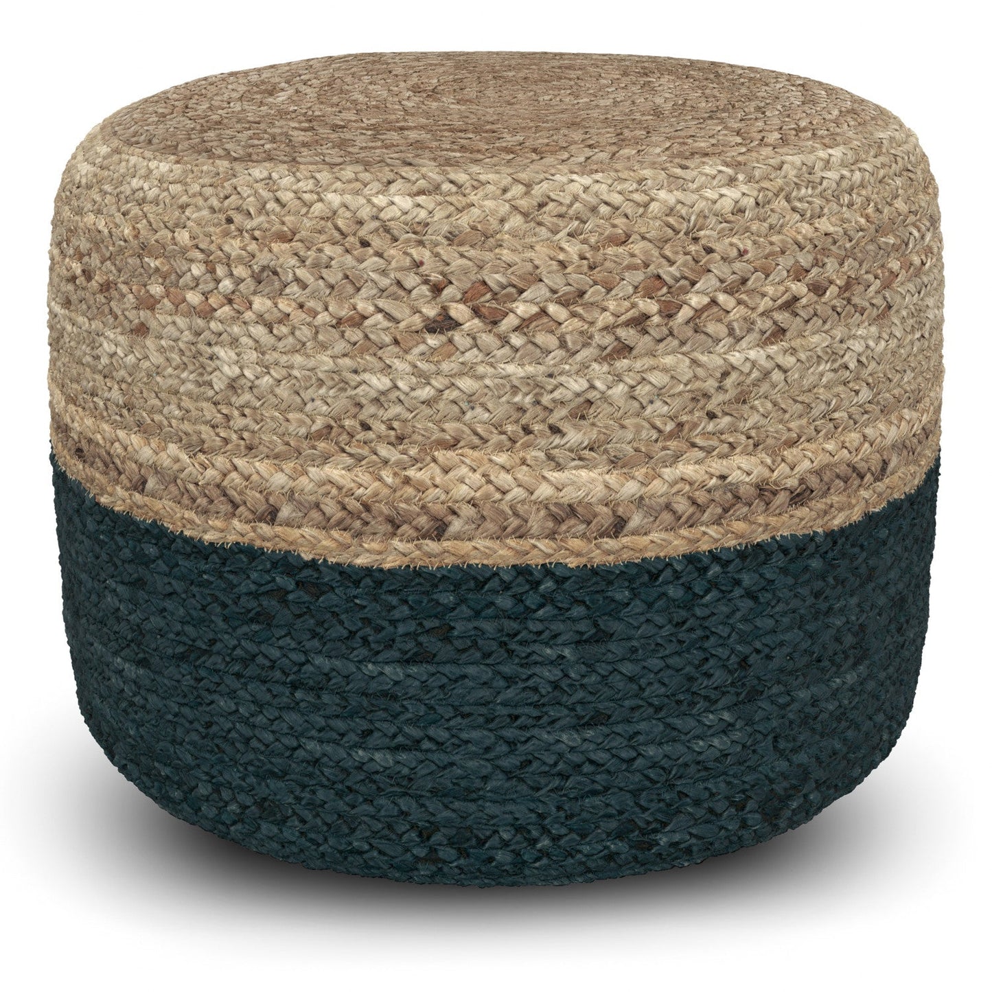 Teal Natural | Lydia Pouf