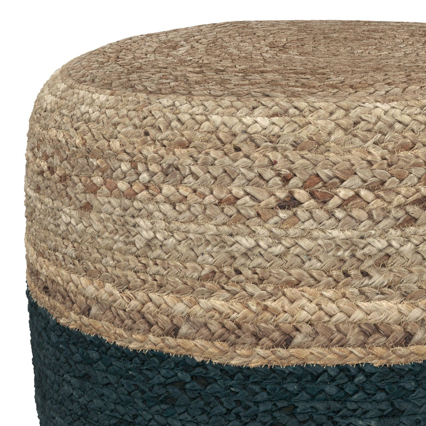 Teal Natural | Lydia Pouf