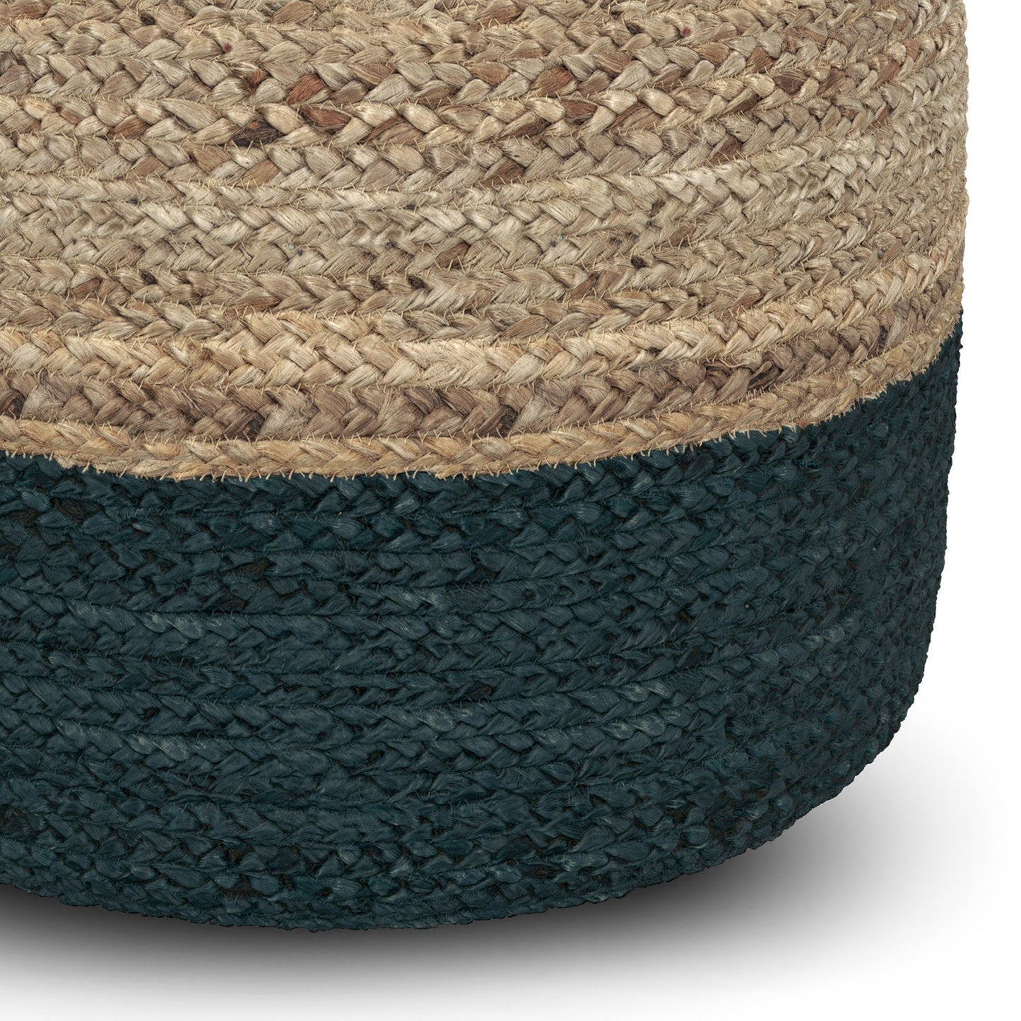 Teal Natural | Lydia Pouf