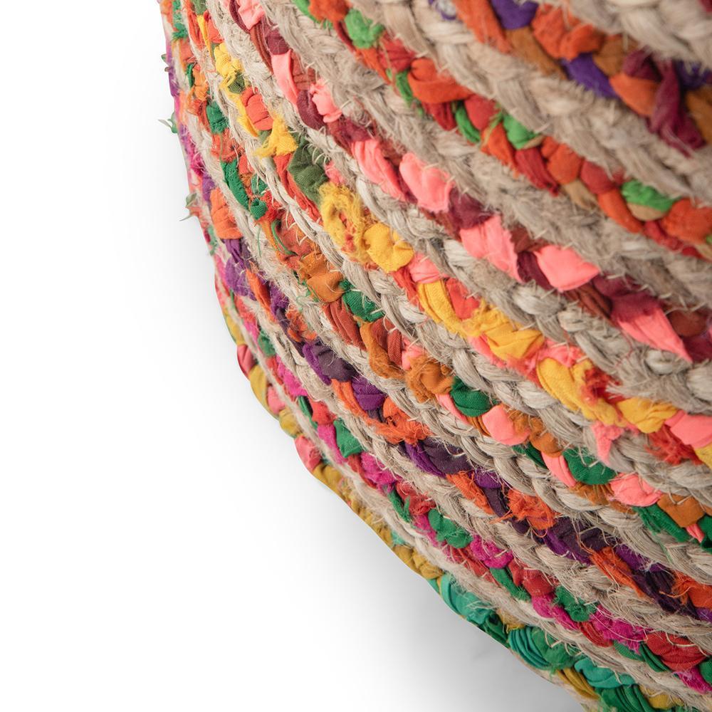 Multi-Color | Margo Round Pouf