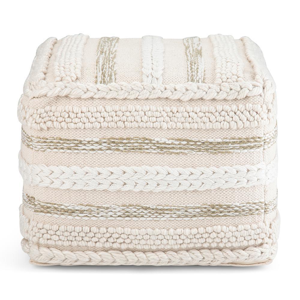 Natural | Sommer Square Pouf