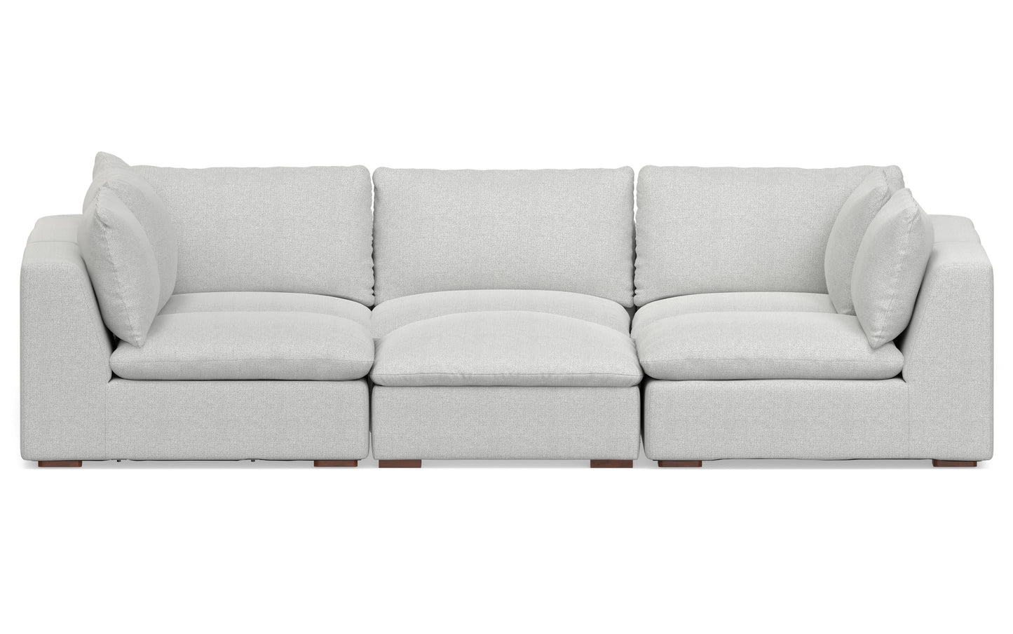 Jasmine Pit Sectional Sofa in Performance Fabric