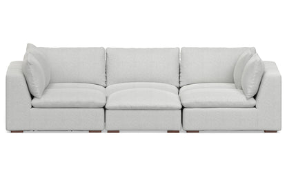 Jasmine Pit Sectional Sofa in Performance Fabric